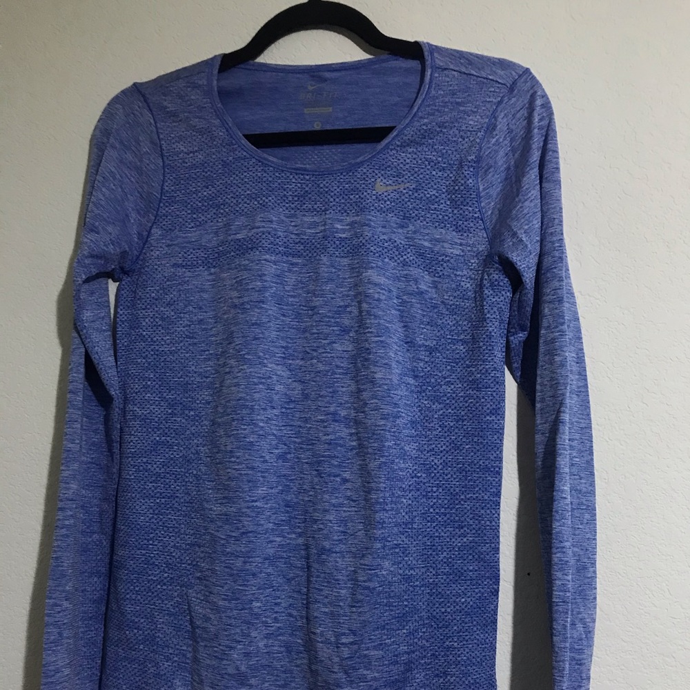 Nike Blue dry fit long sleeve
